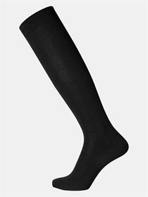 Egtved knælang Twin sock uld/bomuld sort